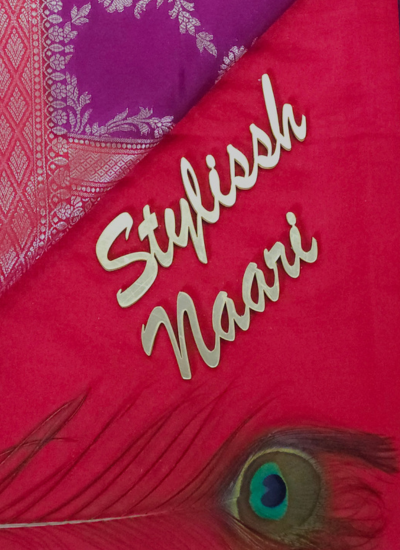 Semi Banarasi Chiniya Silk Saree - SBCS_0006