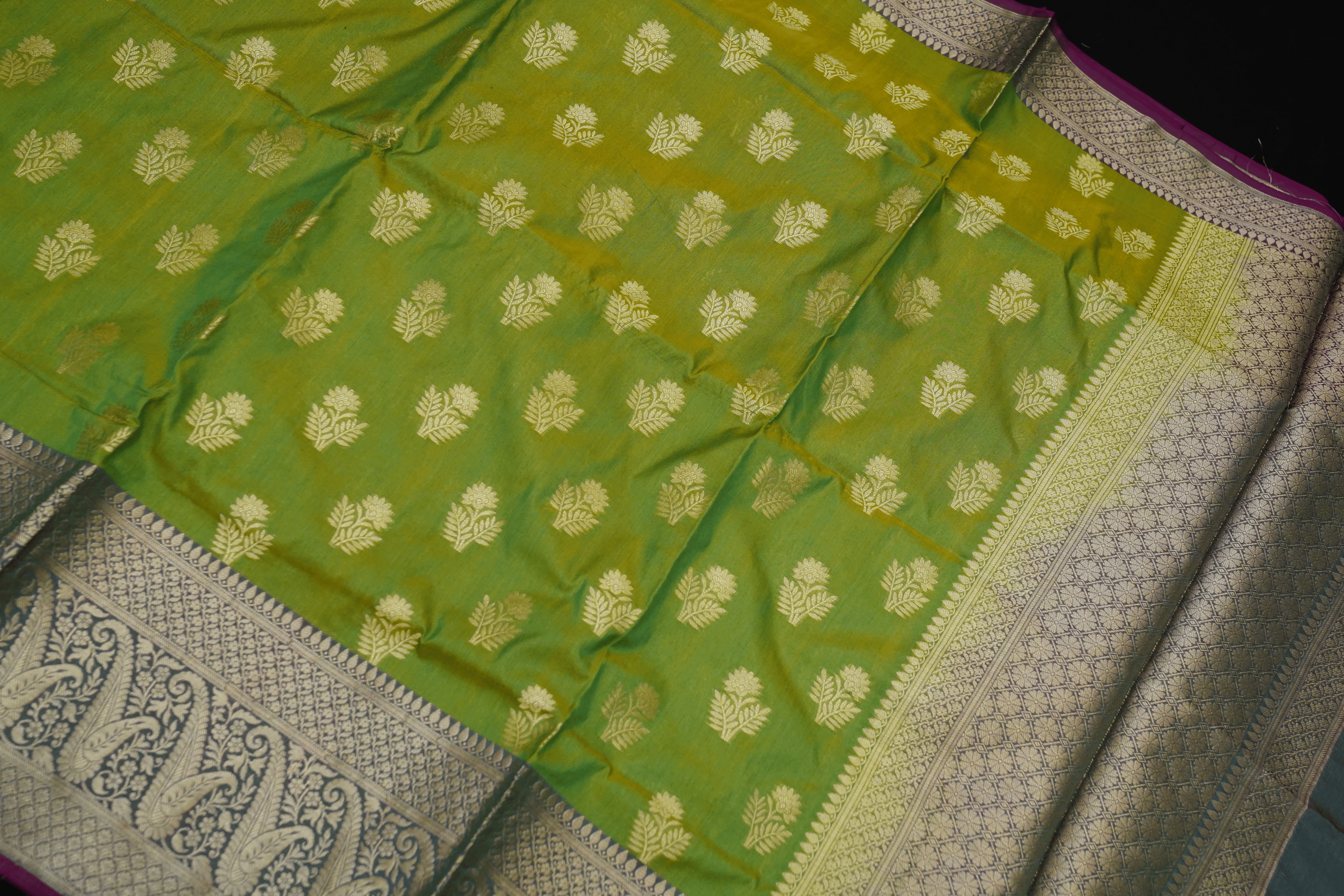 Banarasi Art Silk with Kanchi Border