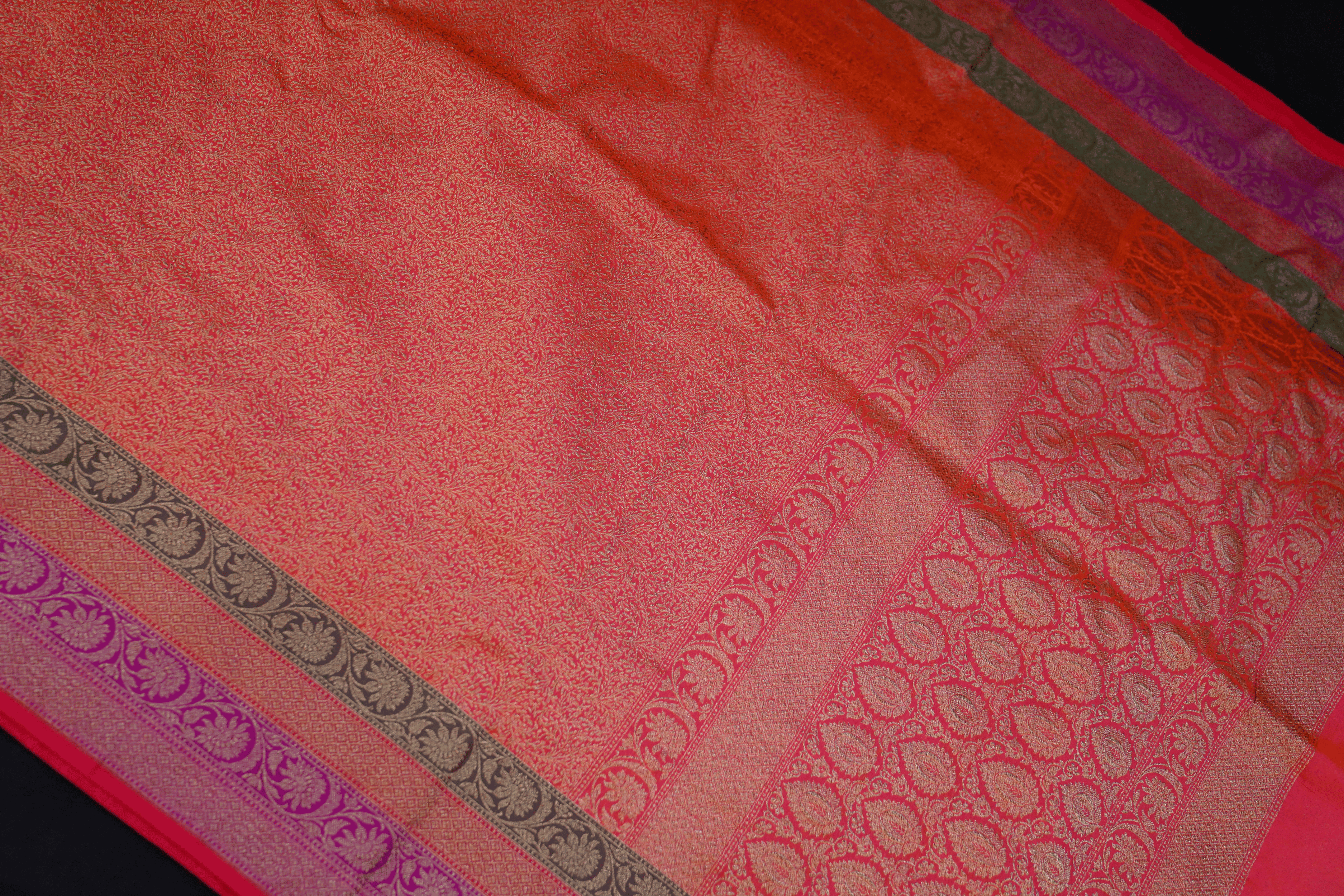 Semi Silk Antique Zari