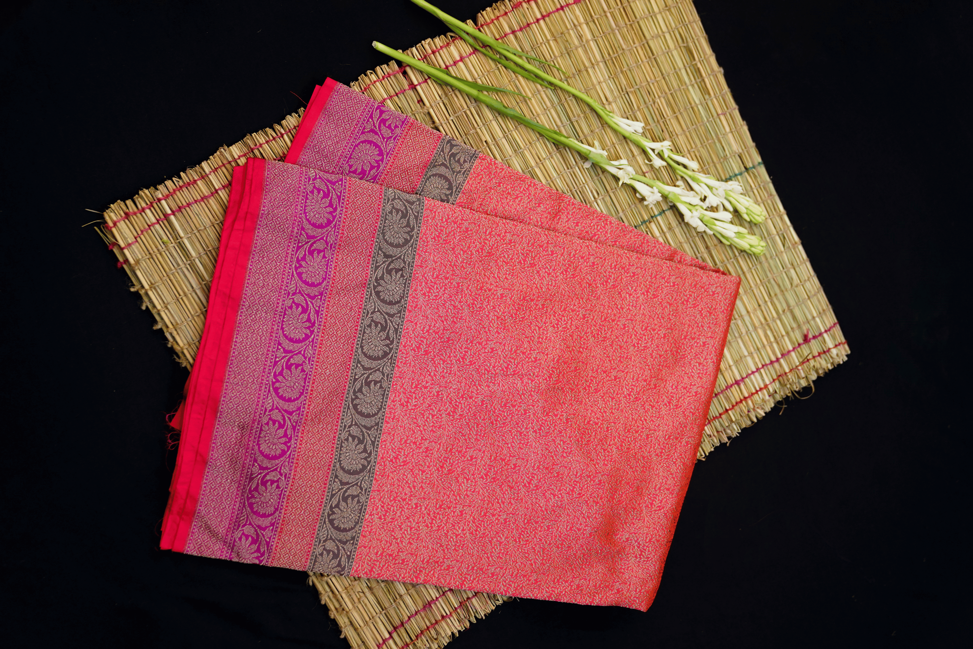 Semi Silk Antique Zari