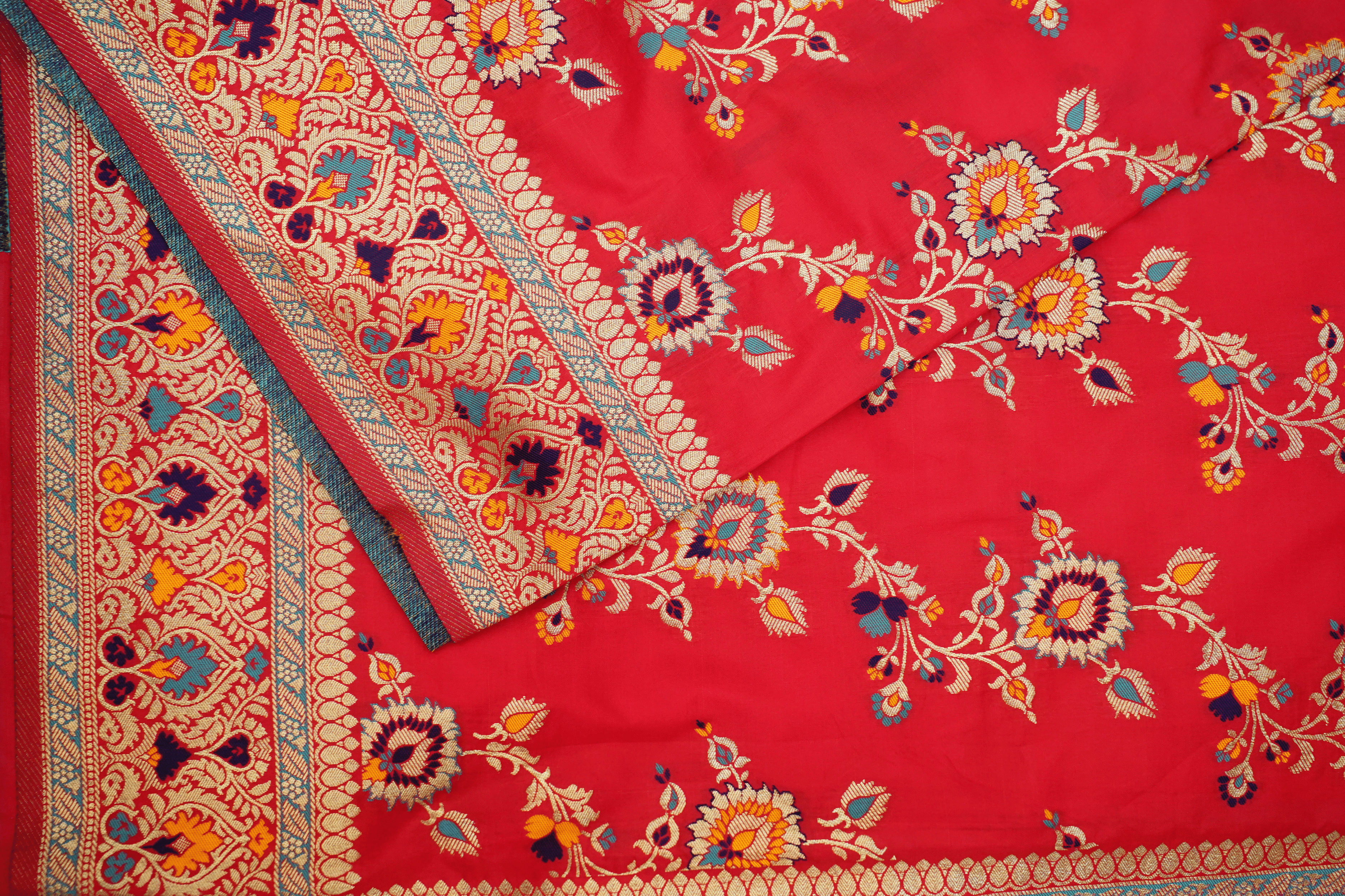 Art Silk with Banarasi Weave