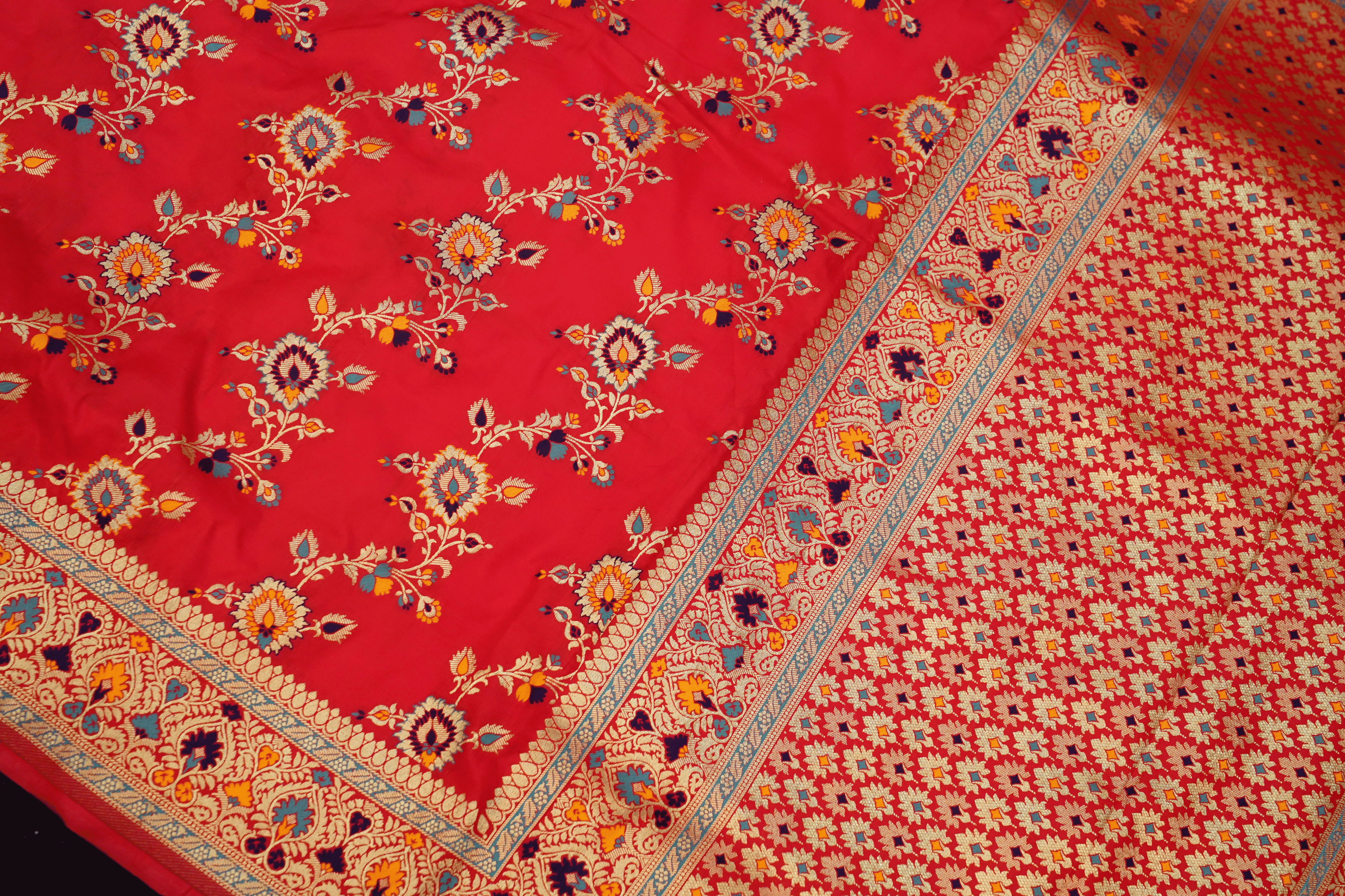 Art Silk with Banarasi Weave
