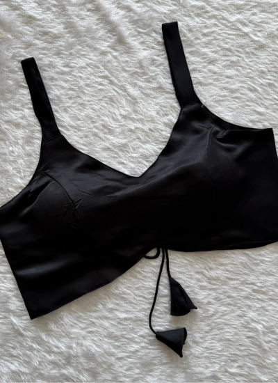 Sleeveless Silk Blouse