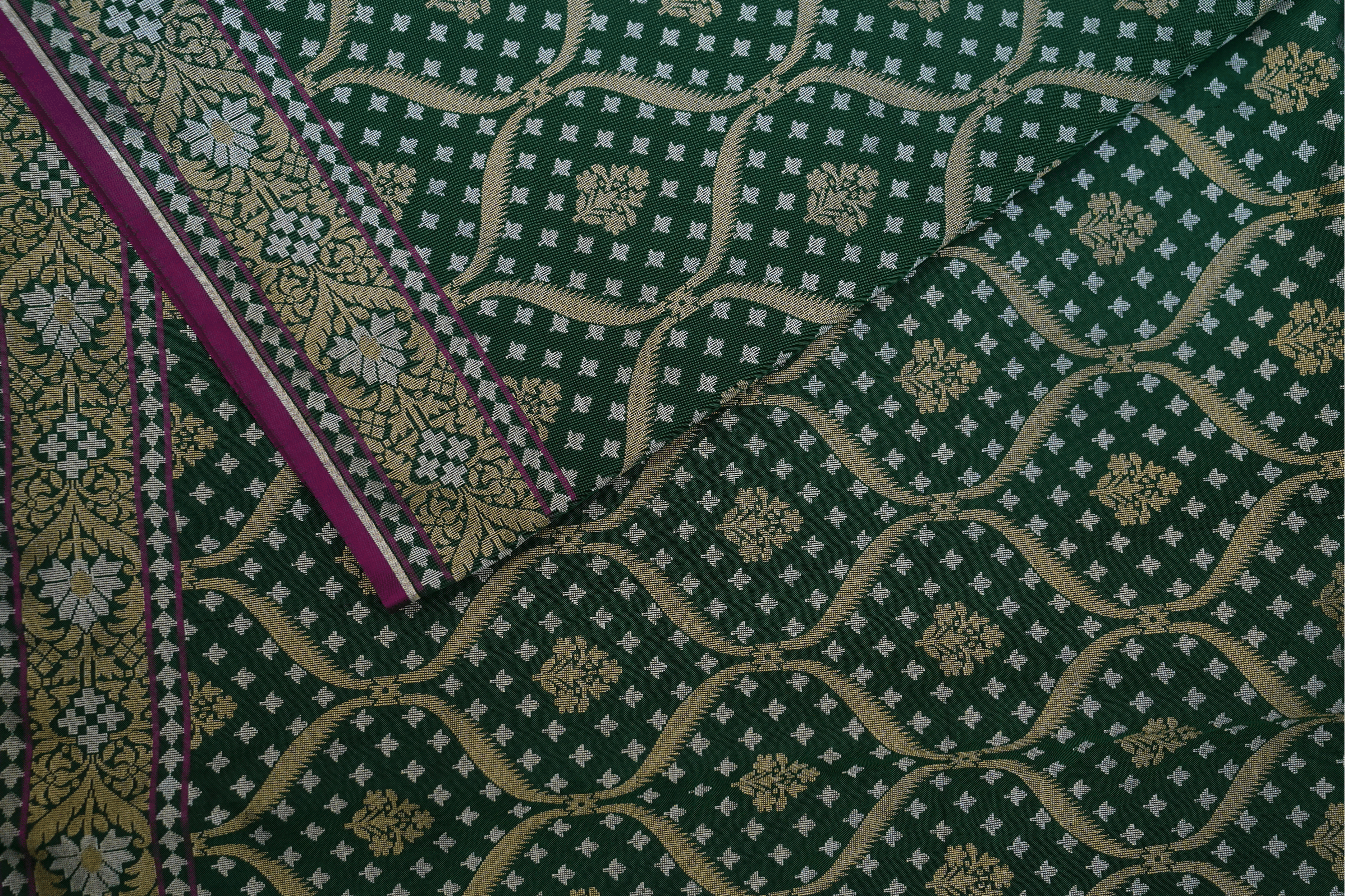 Semi Silk Antique Zari