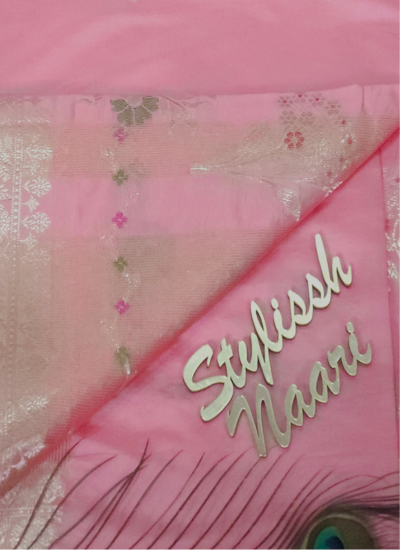 Semi Banarasi Chiniya Silk Saree - SBCS_0016