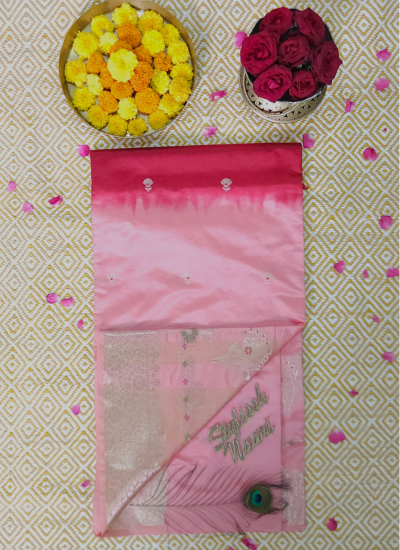 Semi Banarasi Chiniya Silk Saree - SBCS_0016