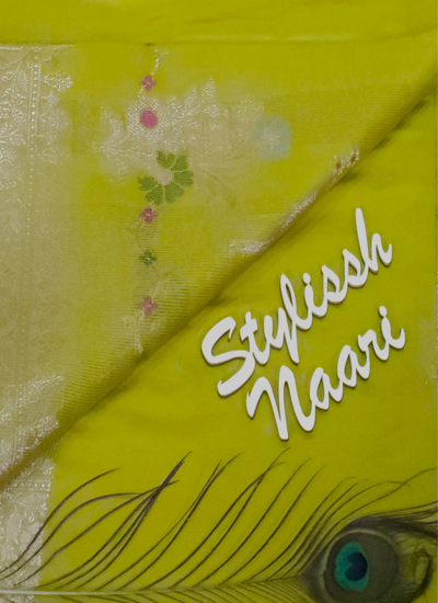 Semi Banarasi Chiniya Silk Saree - SBCS_0017
