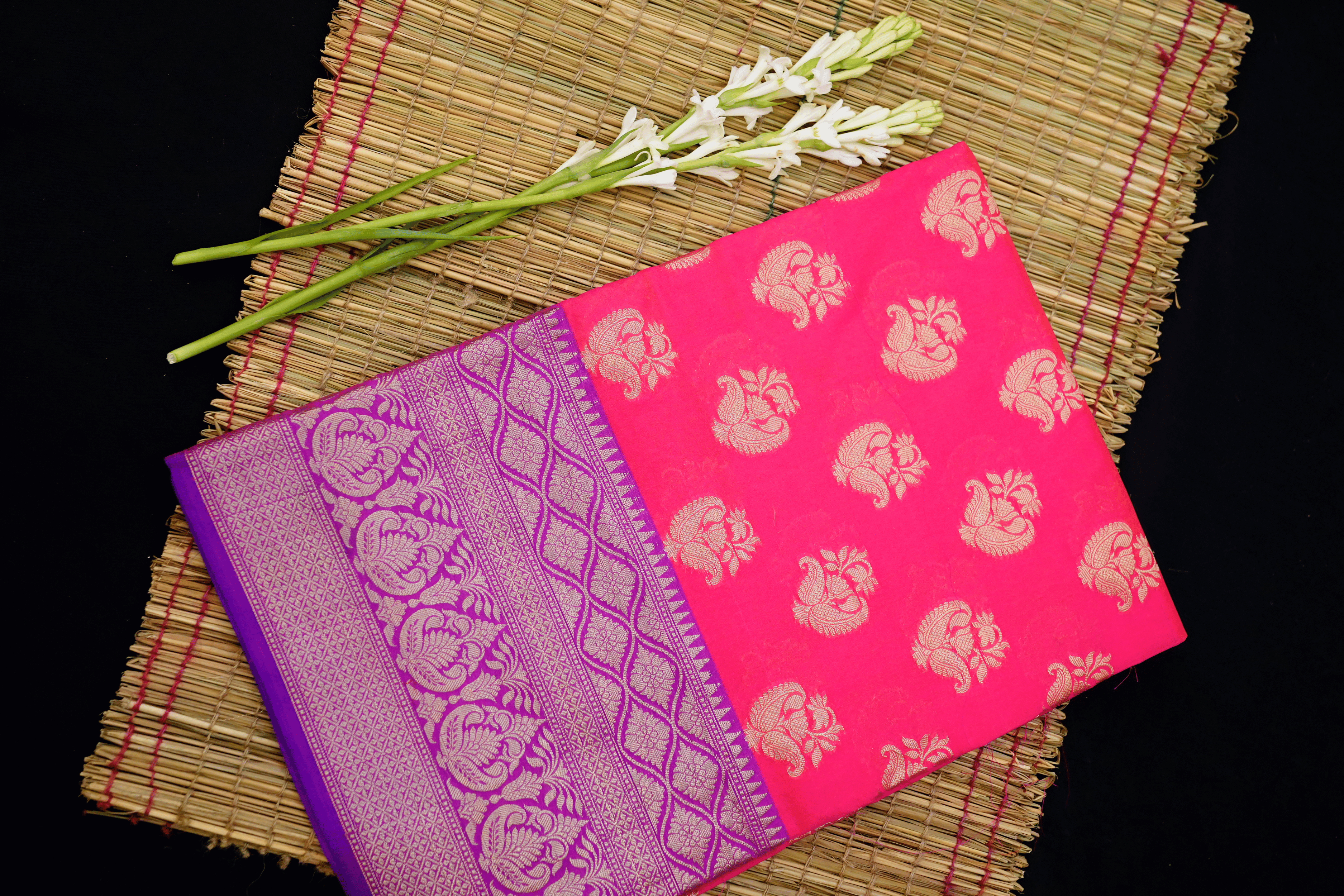Banarasi Art Silk with Kanchi Border