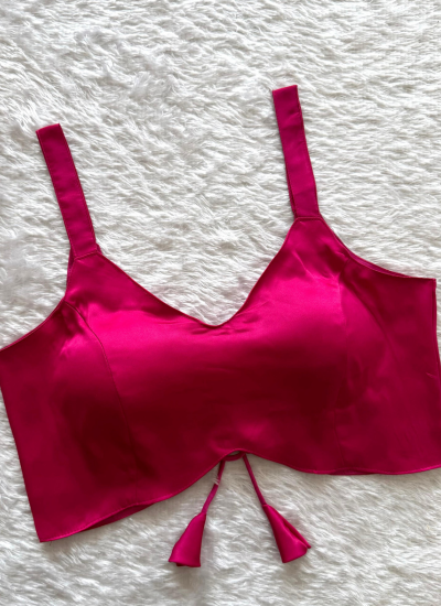 Sleeveless Silk Blouse