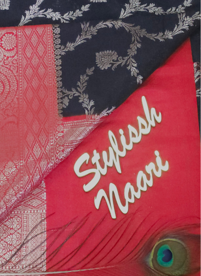 Semi Banarasi Chiniya Silk Saree - SBCS_0005
