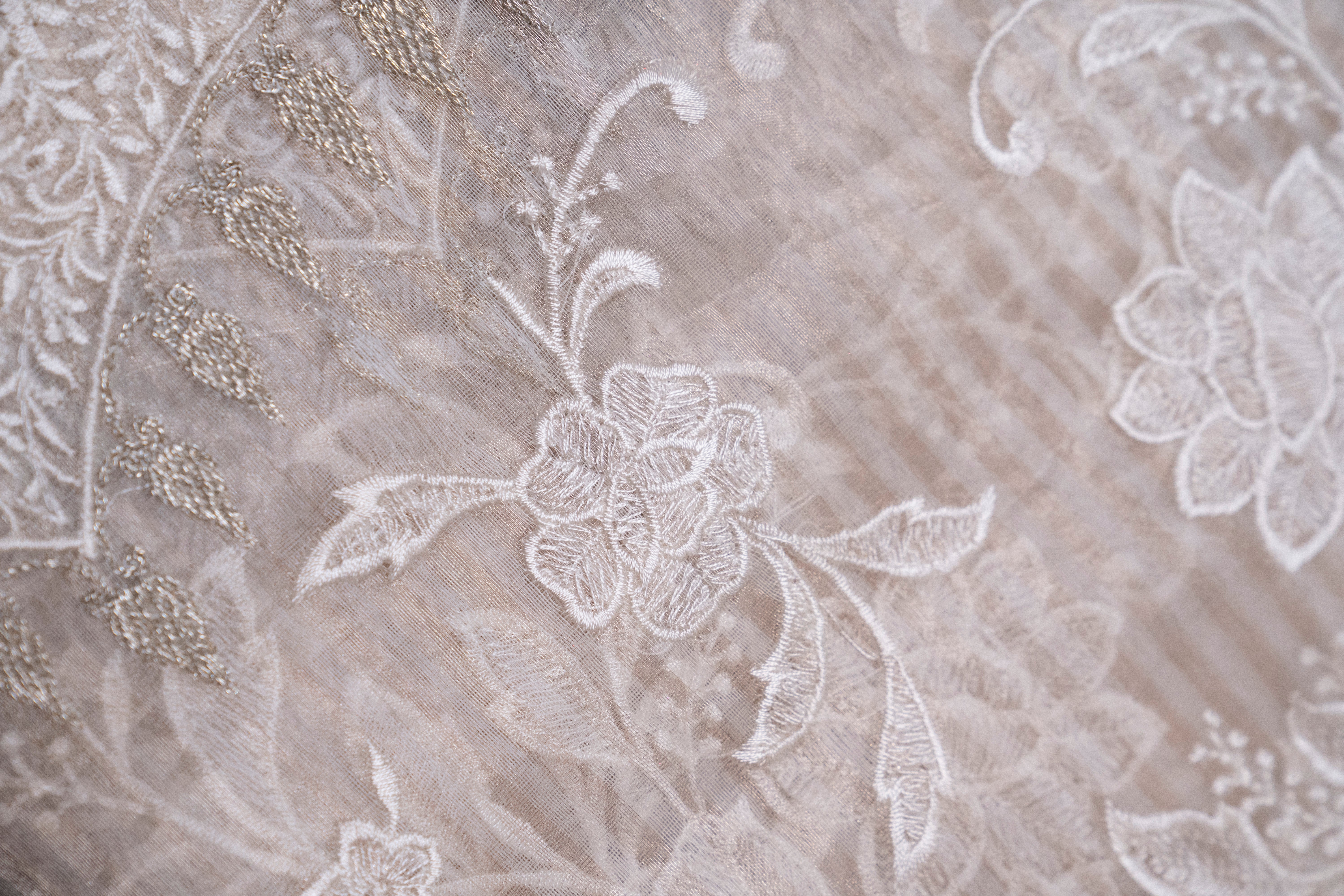 Pure Kora Tissue Stripes Weave