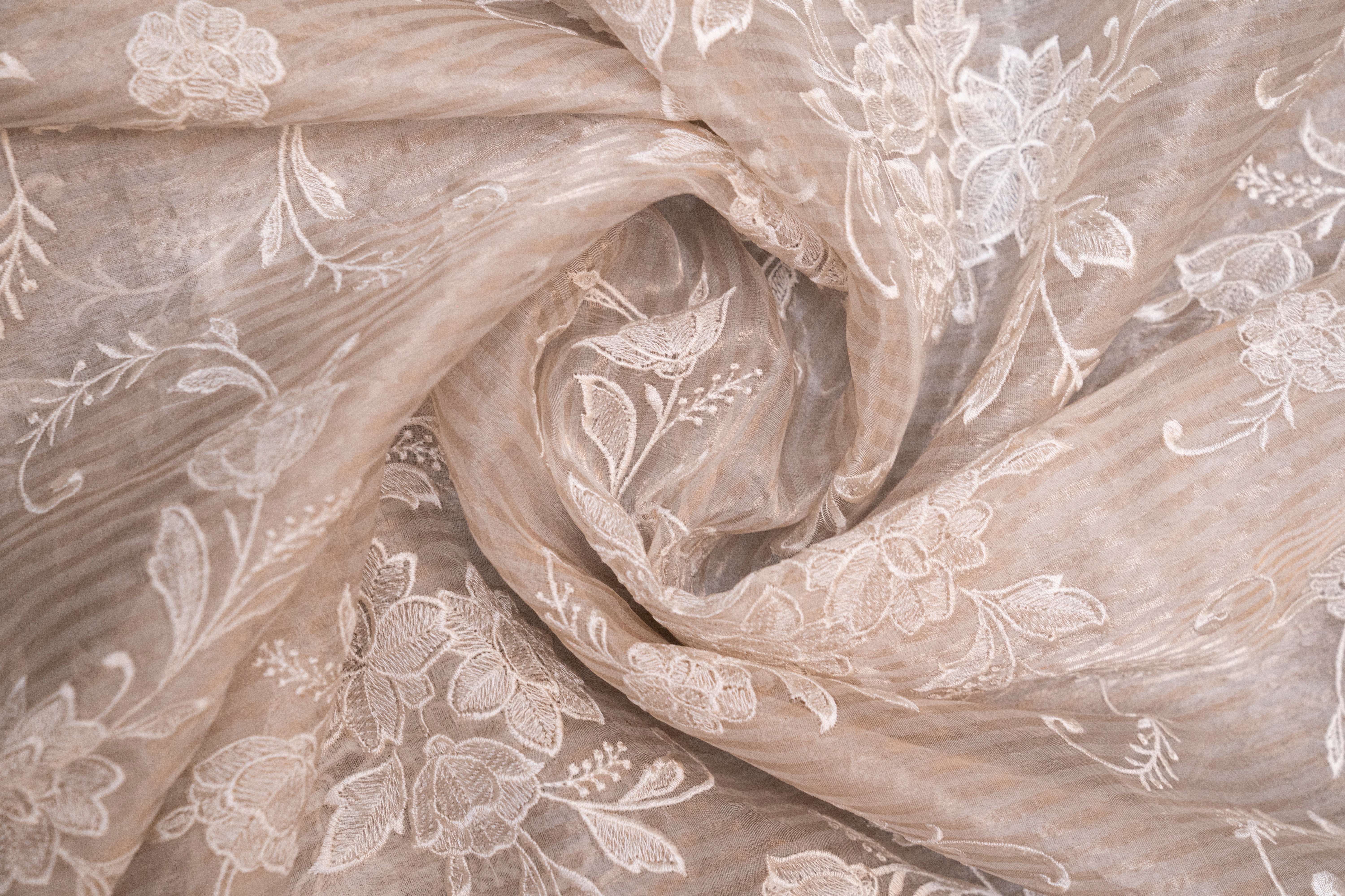 Pure Kora Tissue Stripes Weave