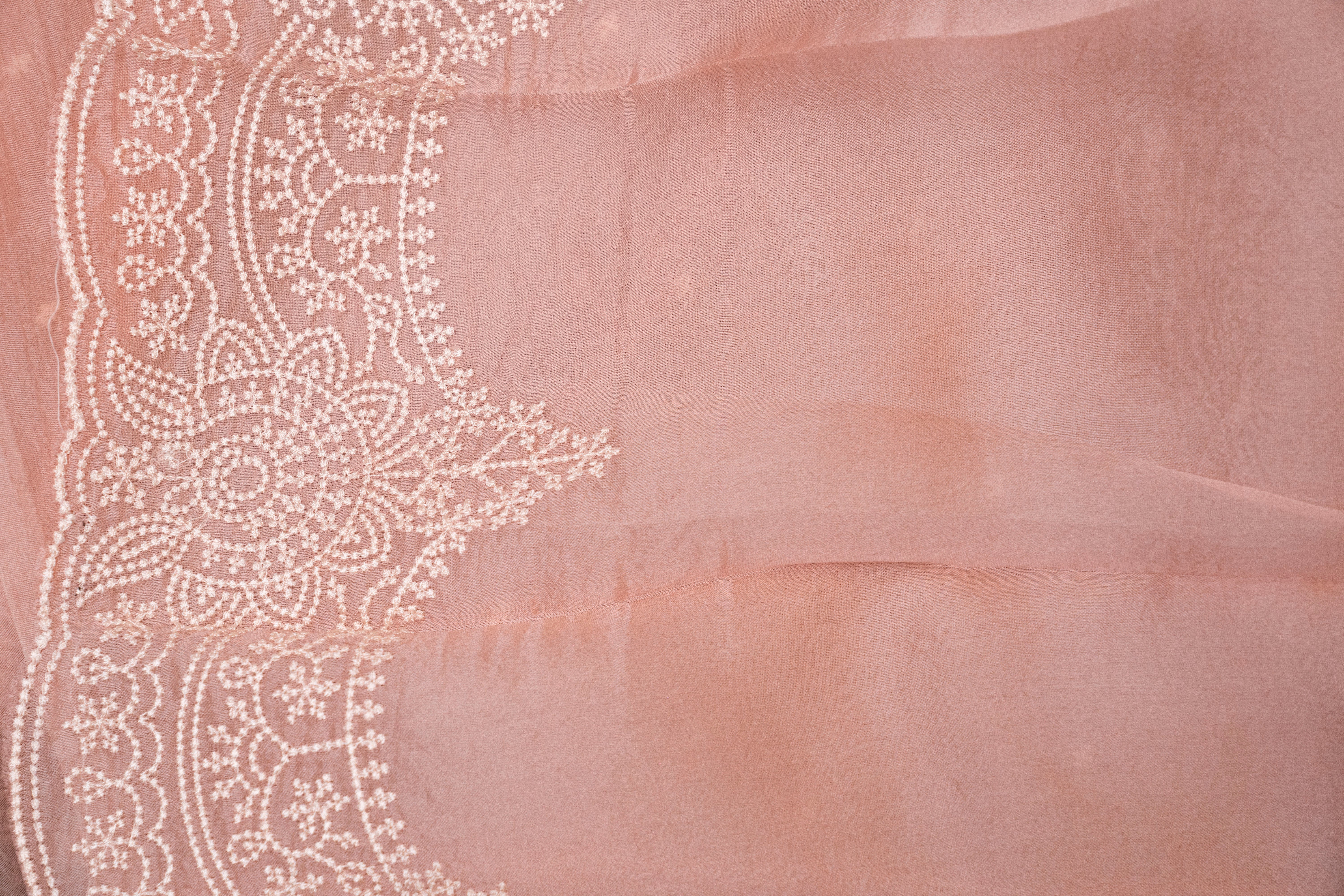 Pure Kora with Embroidery Work