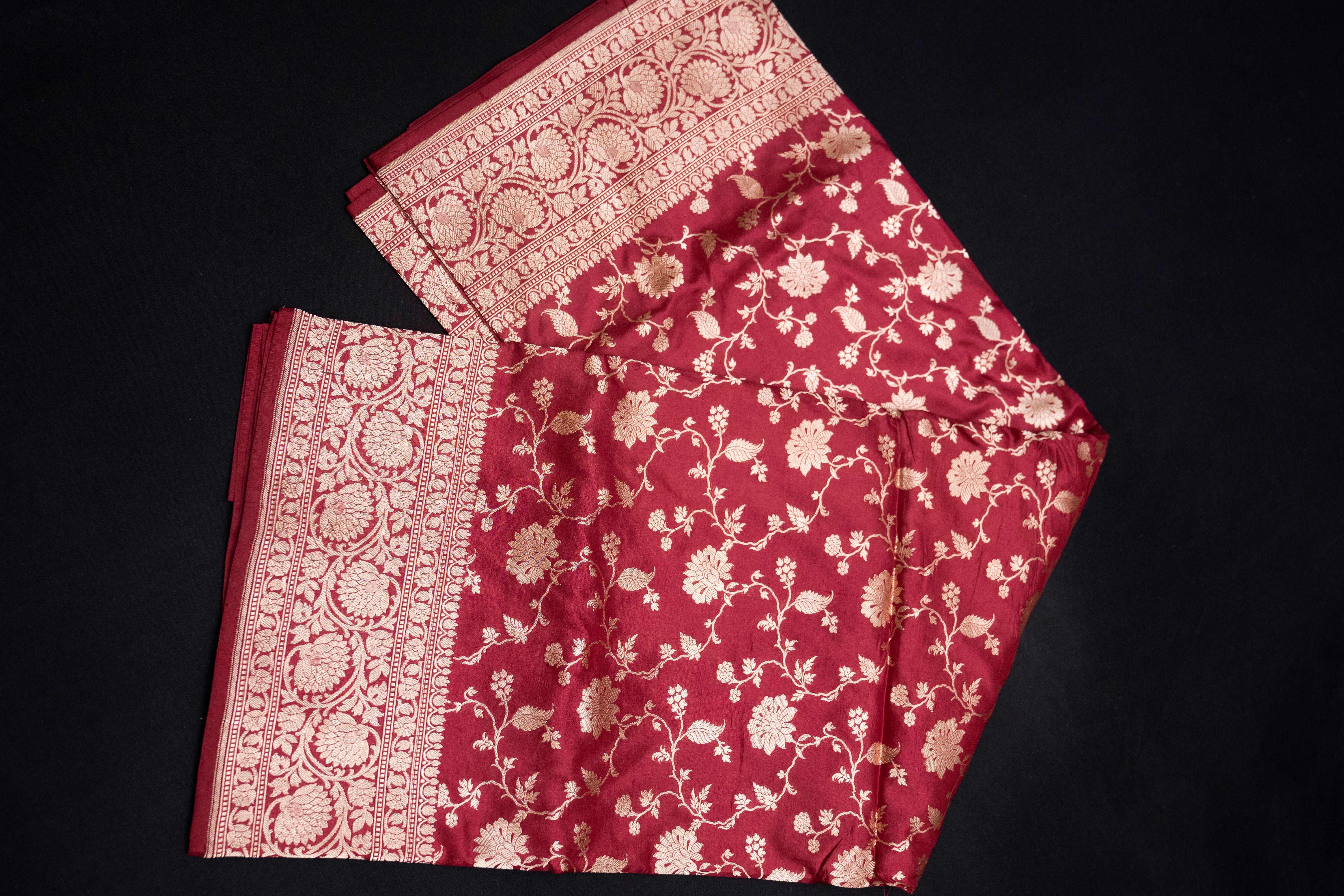 Pure Katan Silk Allover Gold Jungla
