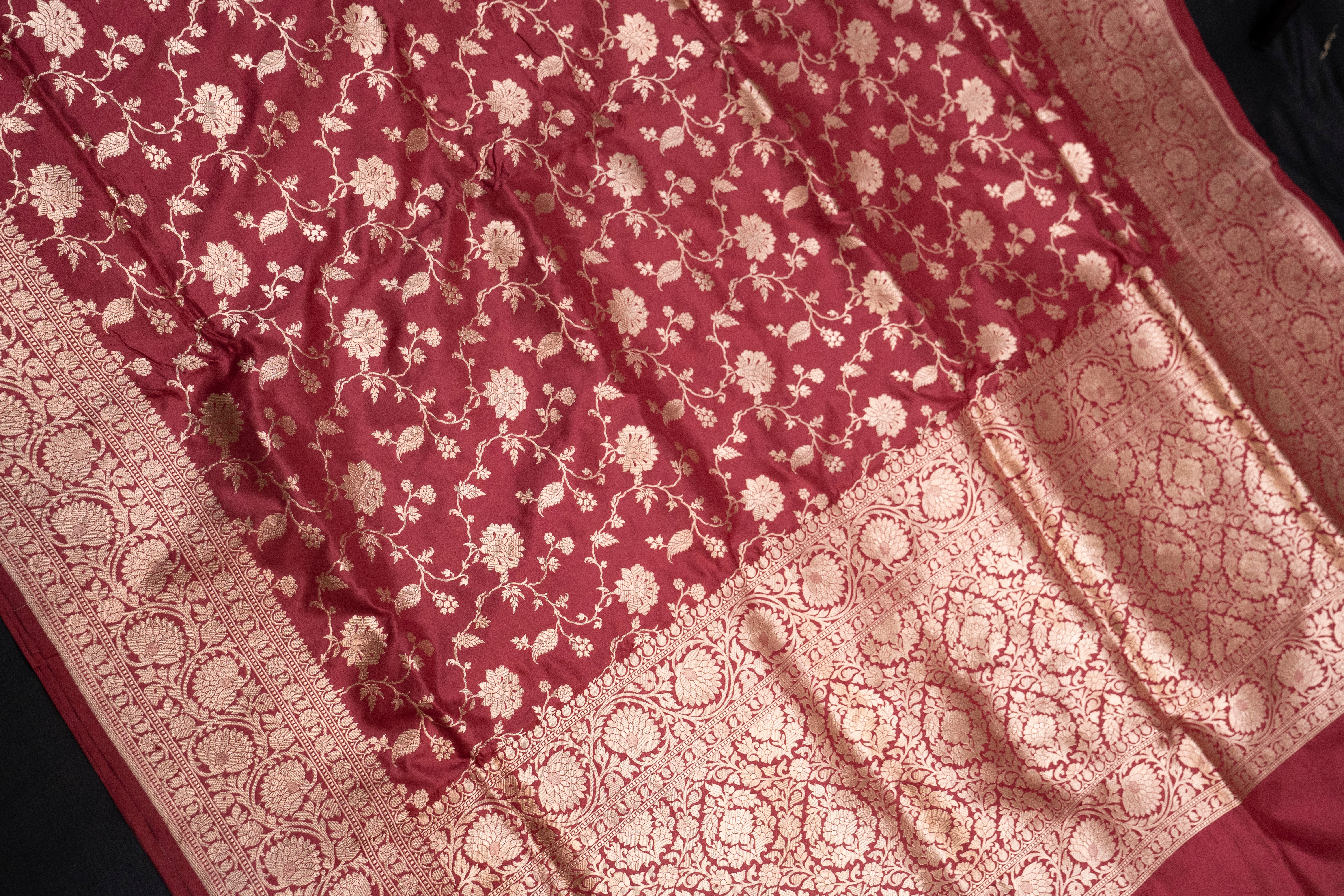 Pure Katan Silk Allover Gold Jungla