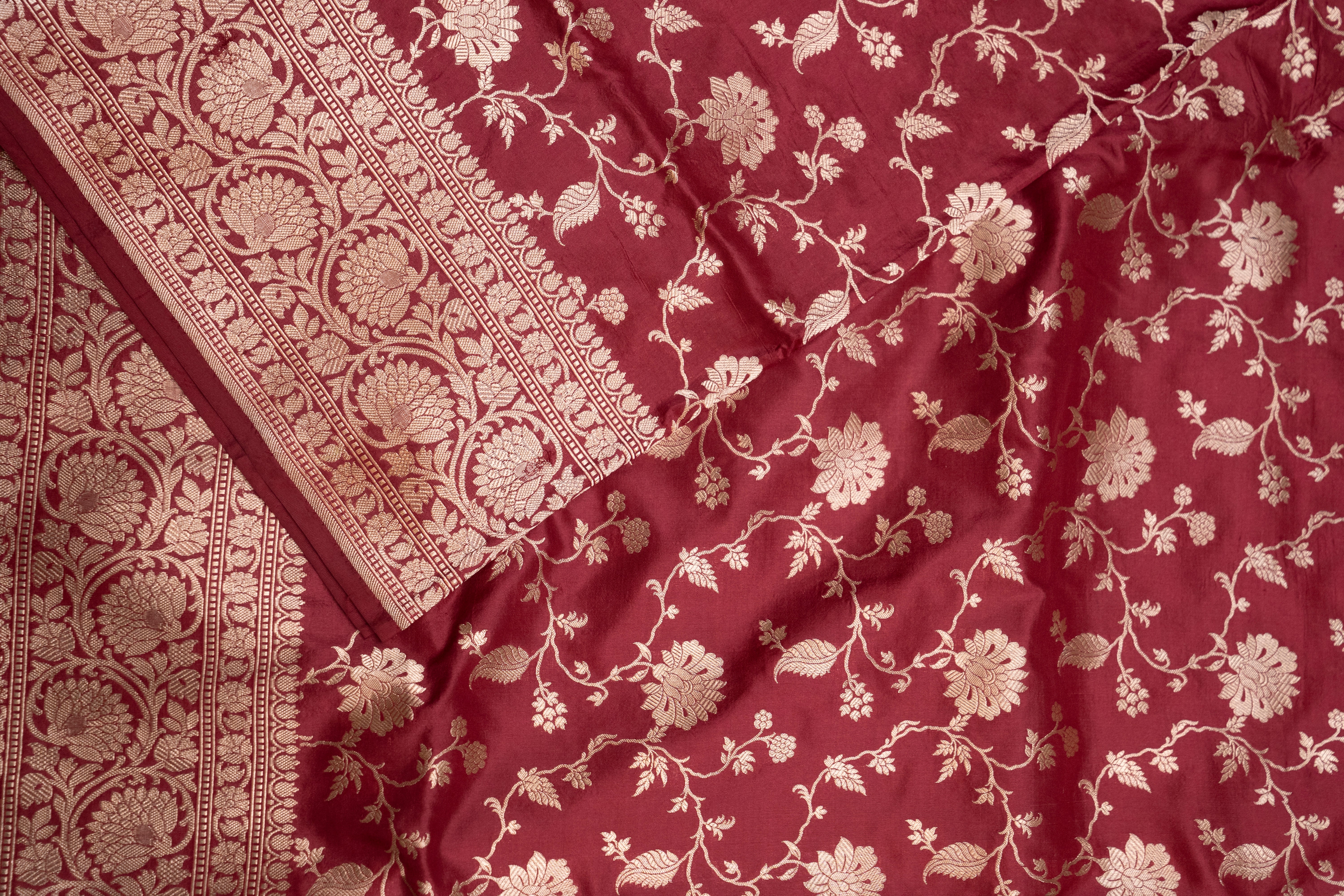 Pure Katan Silk Allover Gold Jungla