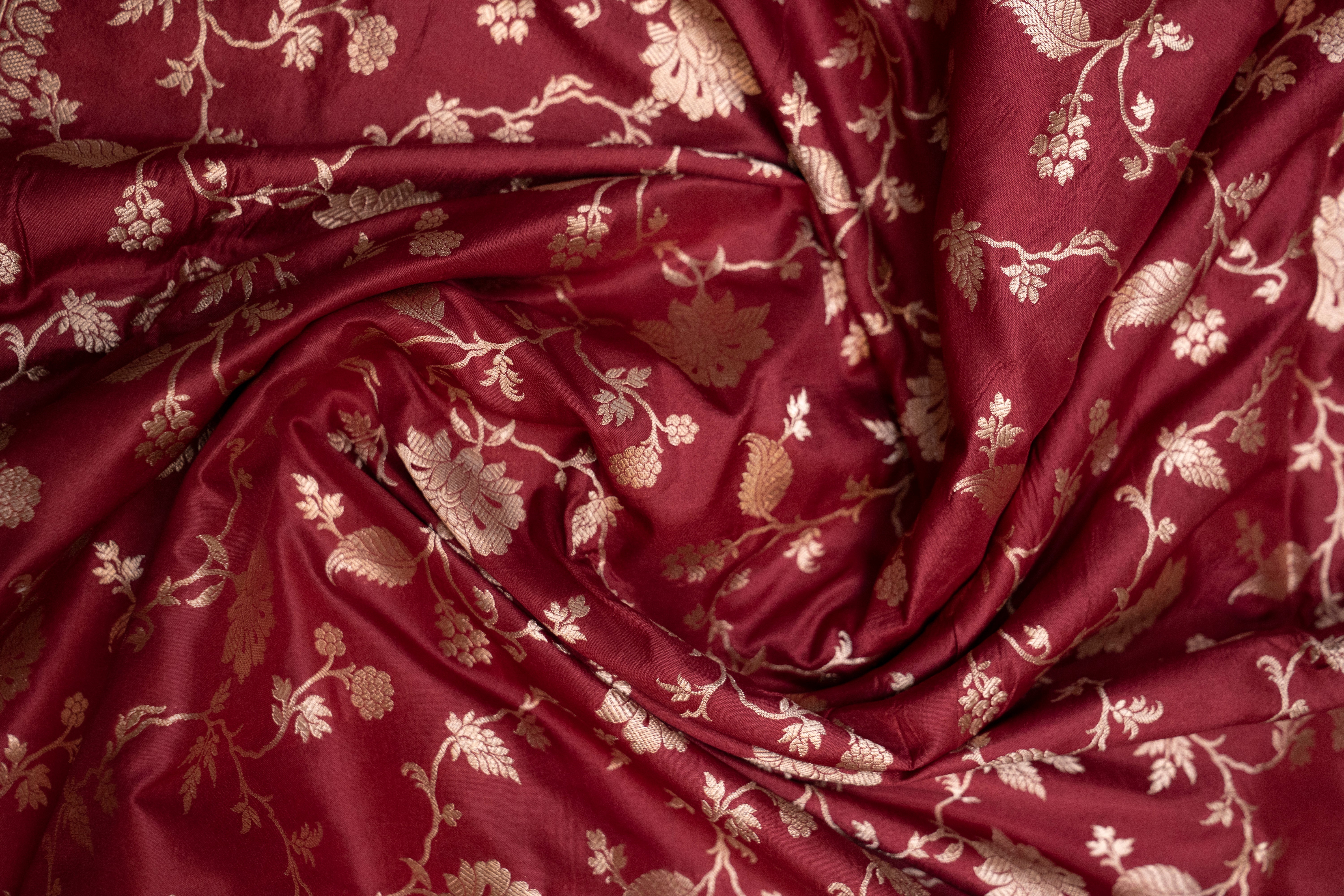Pure Katan Silk Allover Gold Jungla