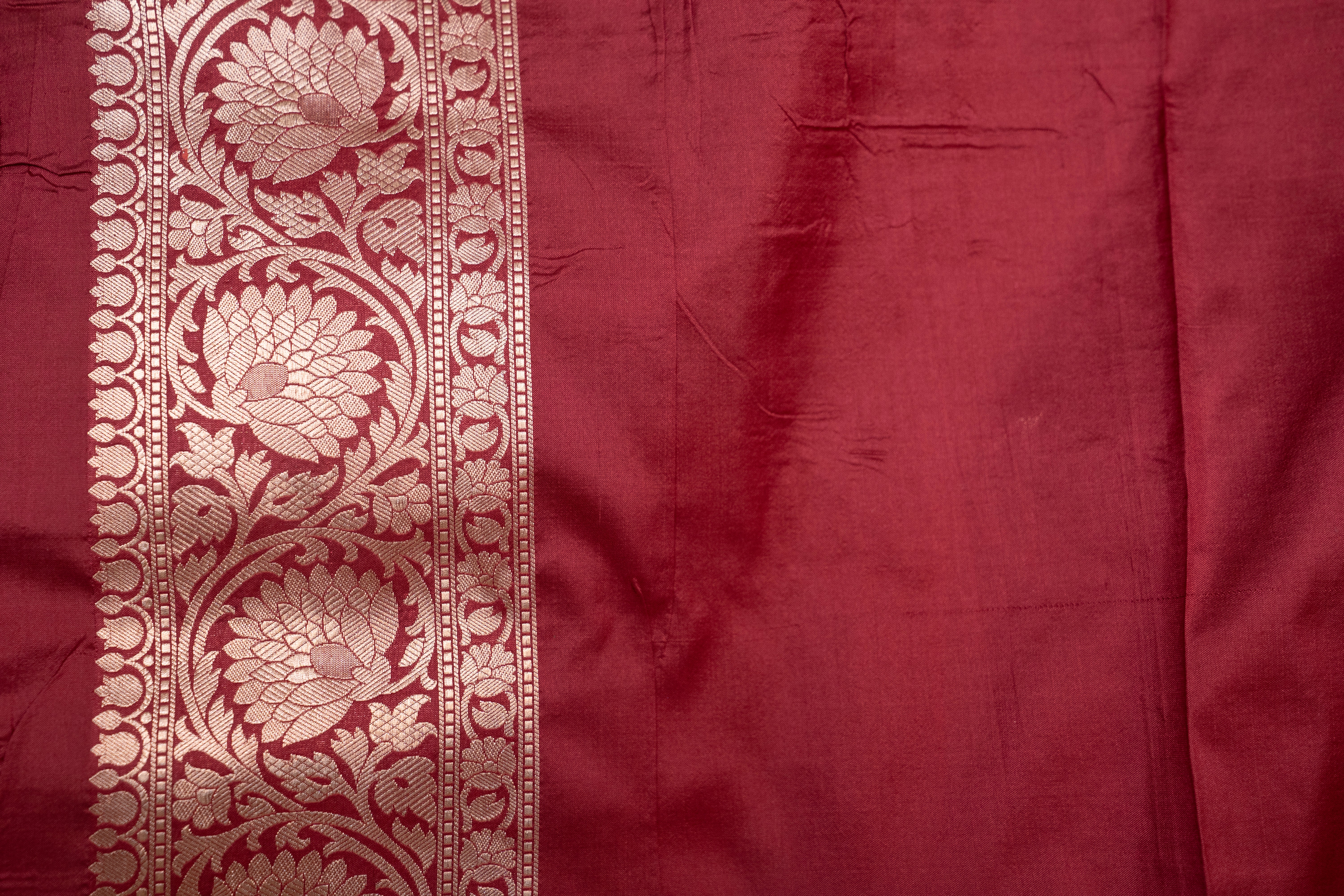 Pure Katan Silk Allover Gold Jungla