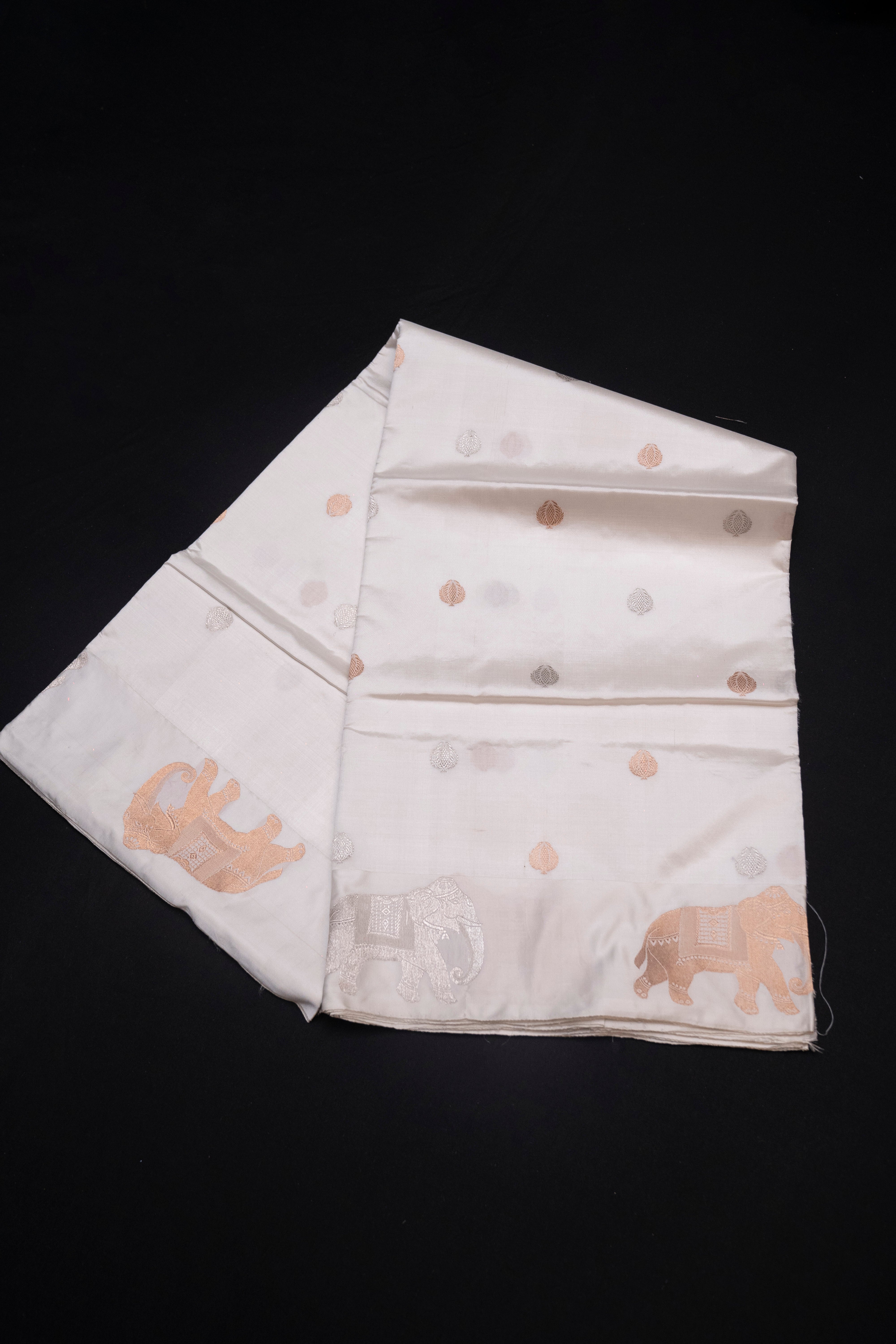 Pure Katan Silk Fully Kadwa Weave