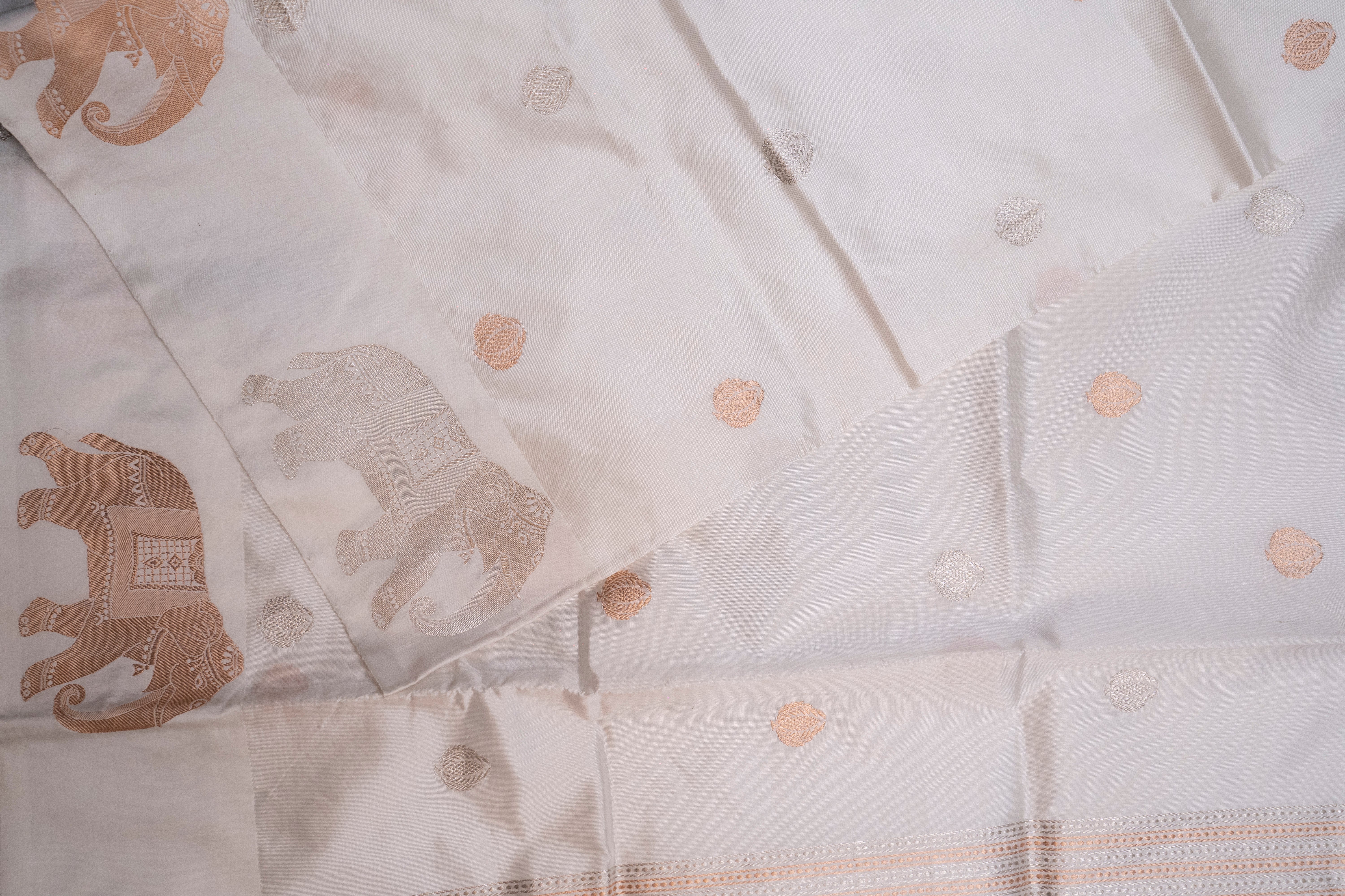Pure Katan Silk Fully Kadwa Weave
