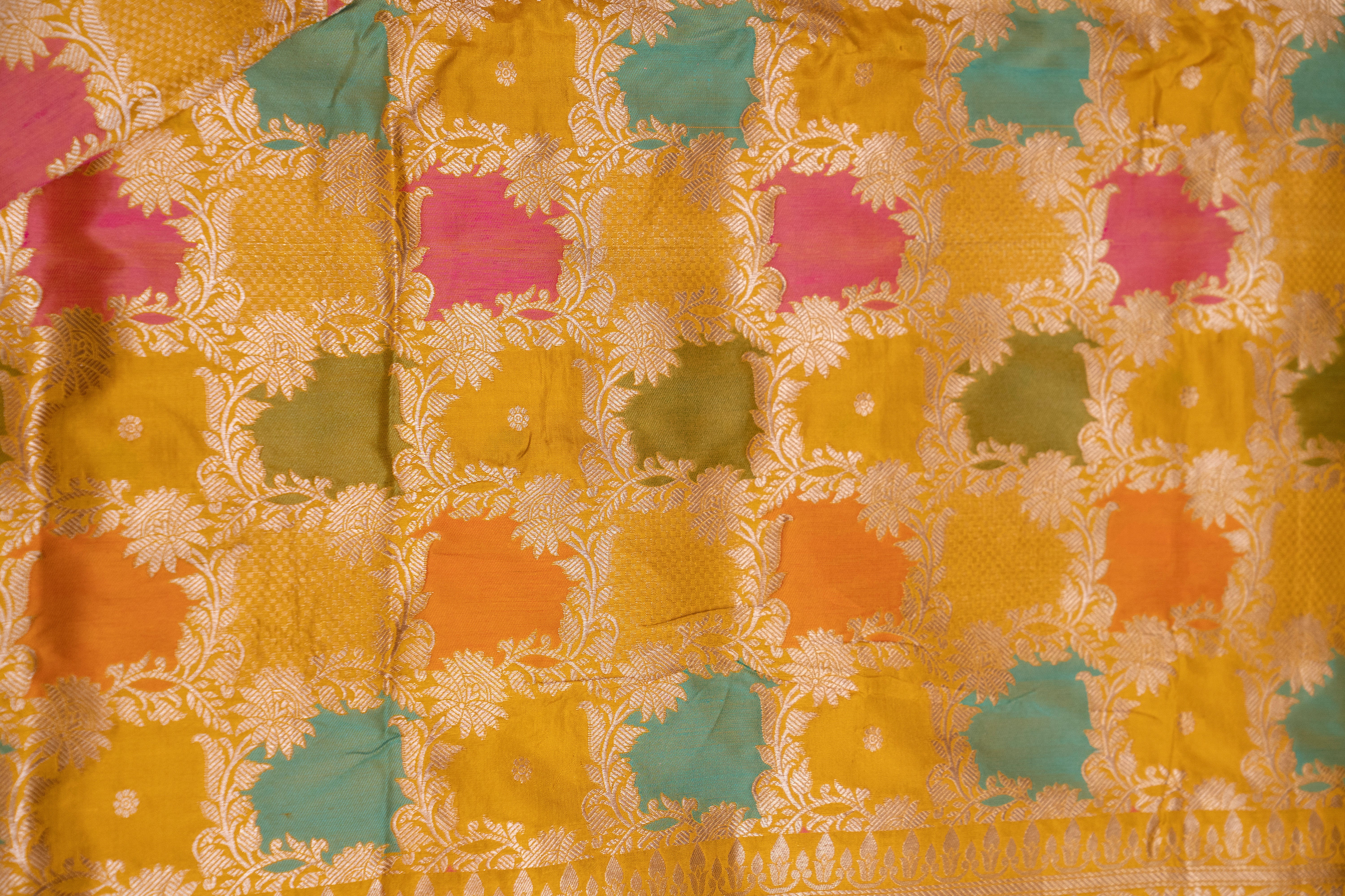 Pure Katan Silk Rankat Banarasi