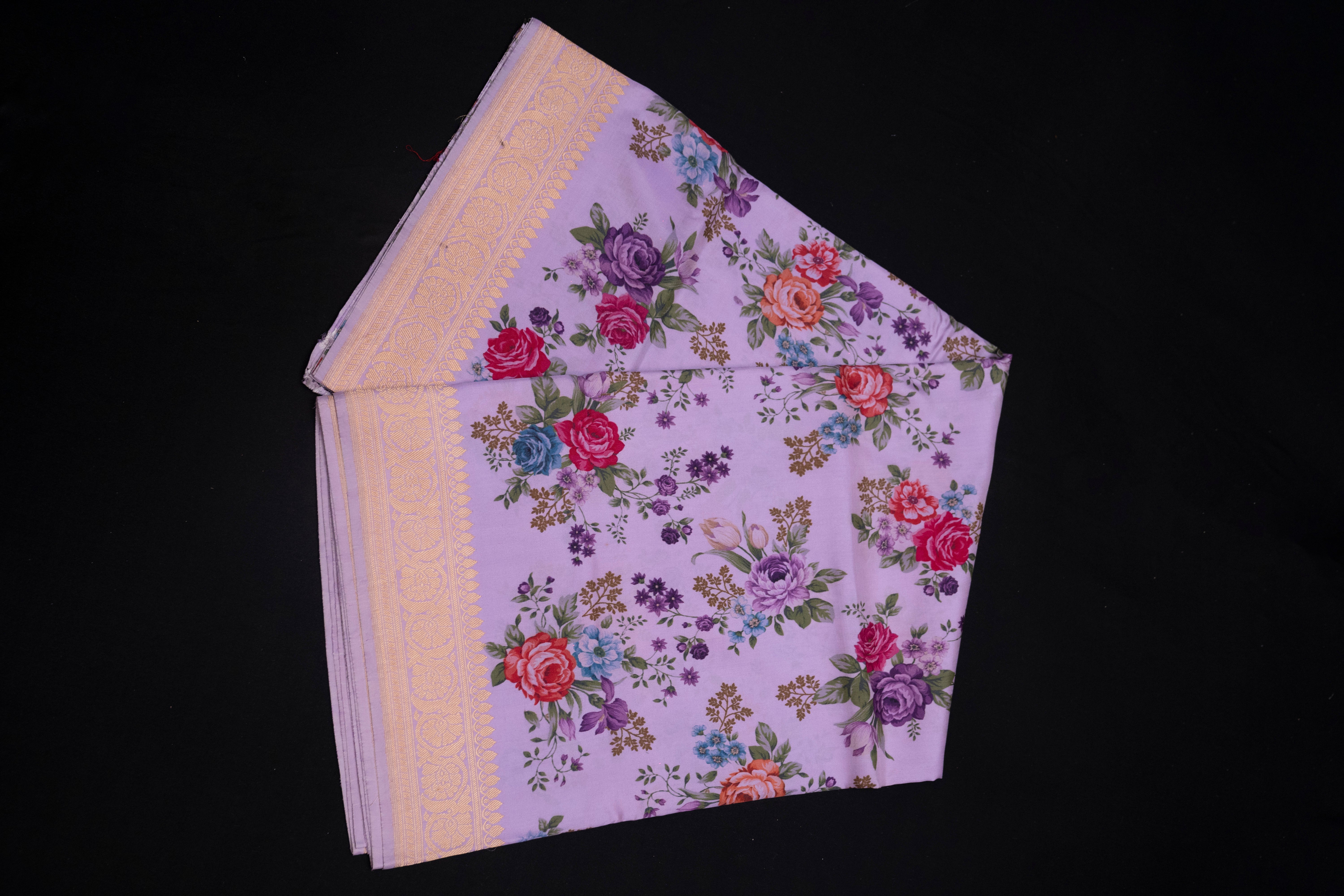Ektara Katan Silk with Digital Print