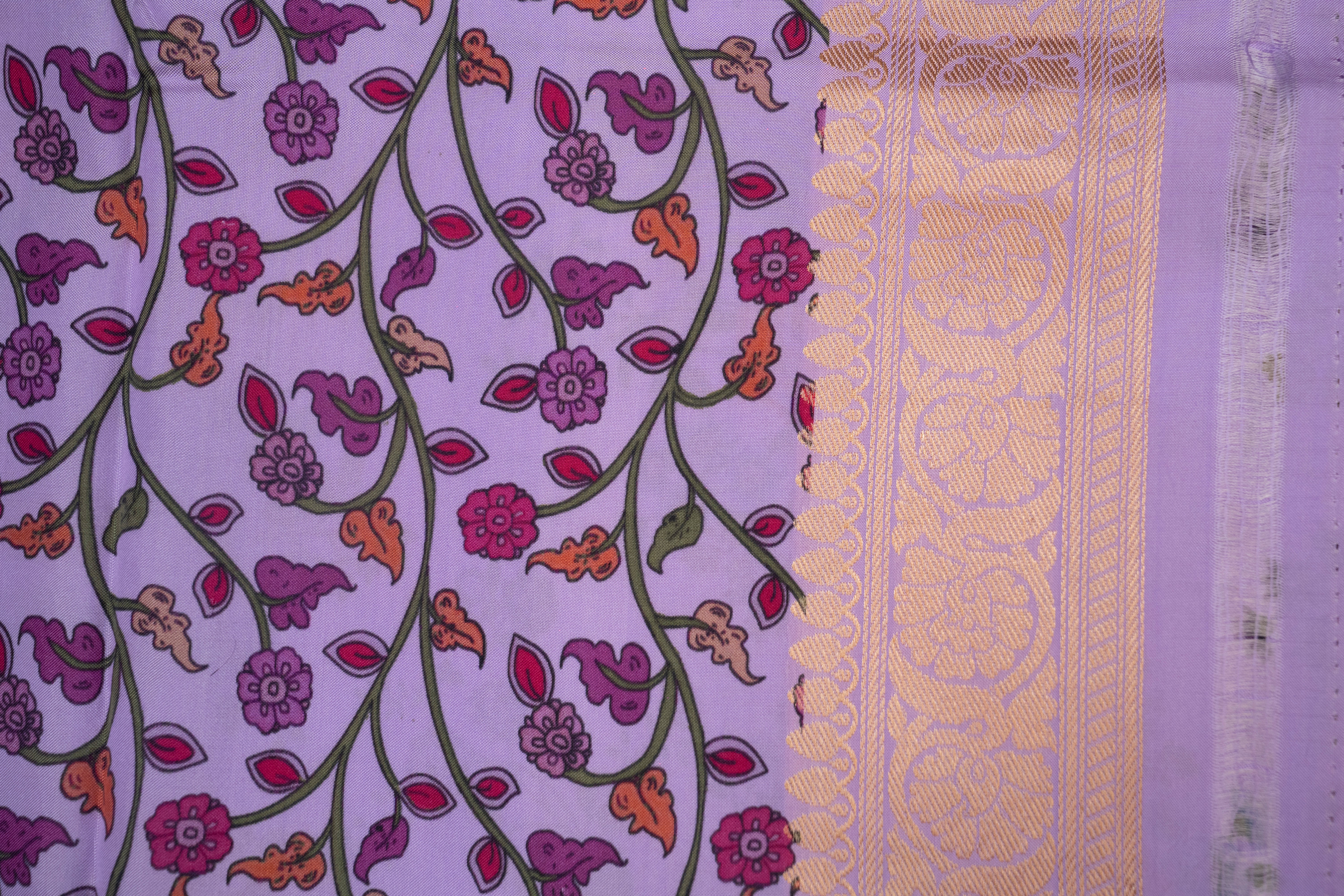 Ektara Katan Silk with Digital Print