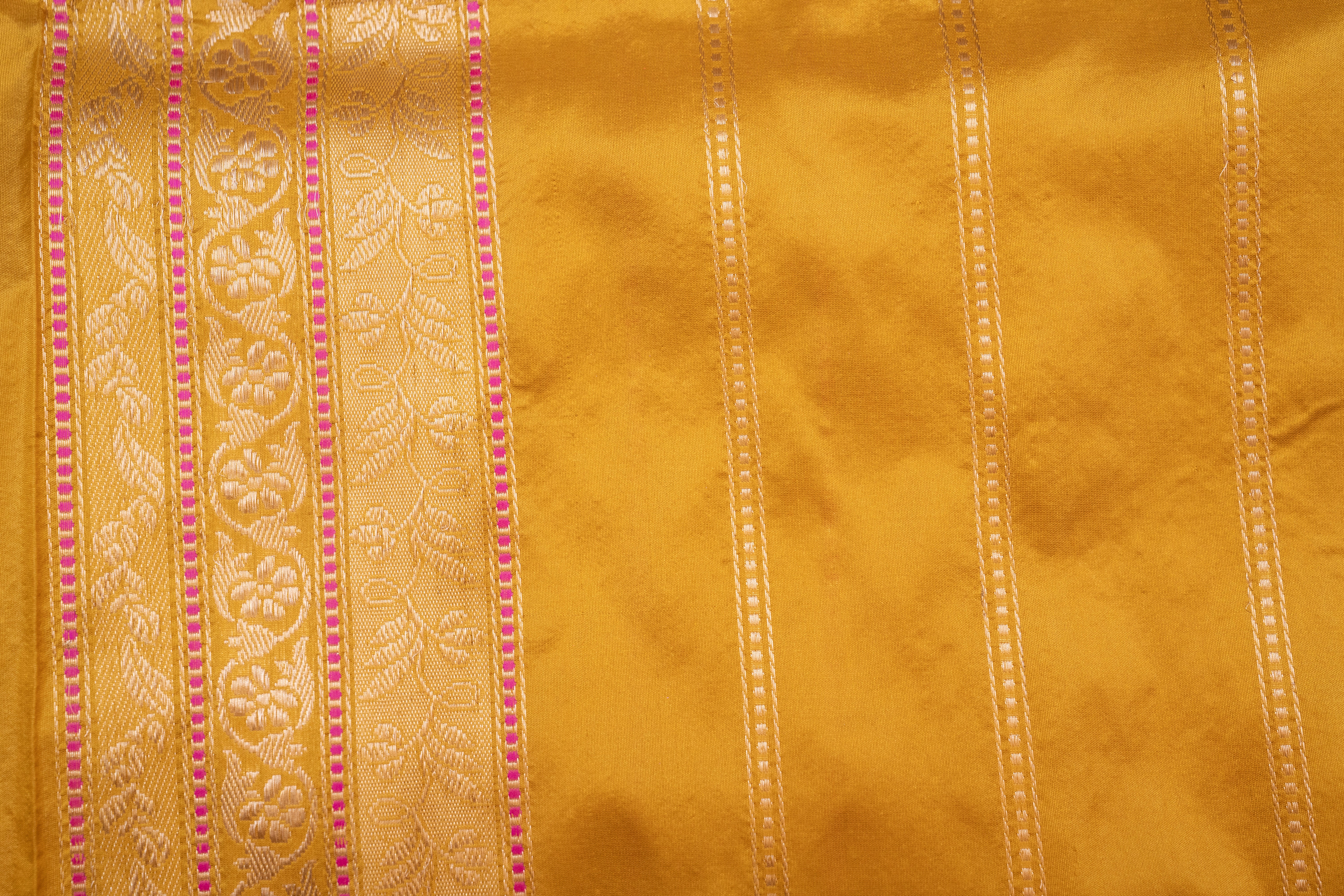 Pure Katan Silk Broken Kanjivaram Weave