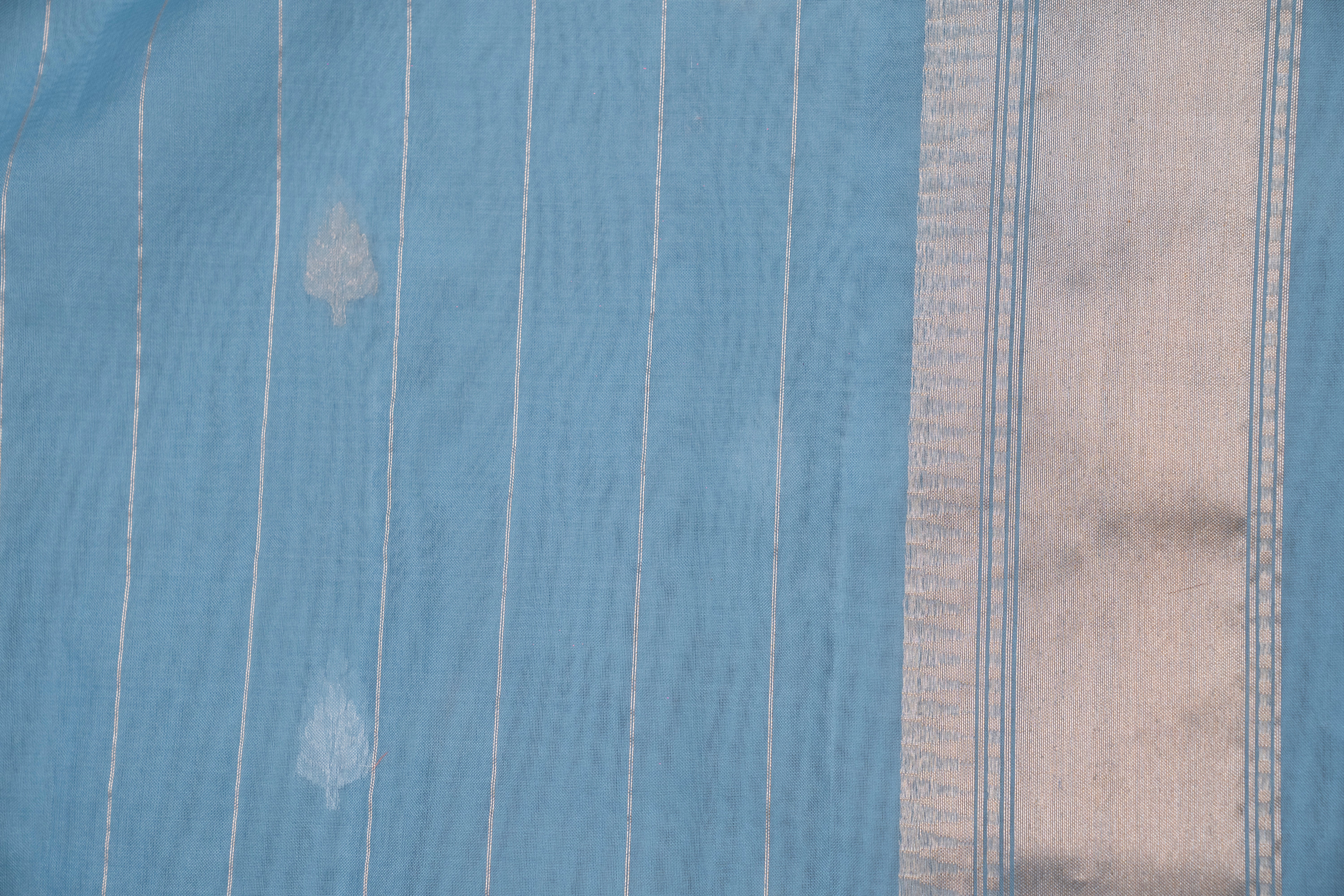 Pure Tissue Silk with Animal Motif Weave