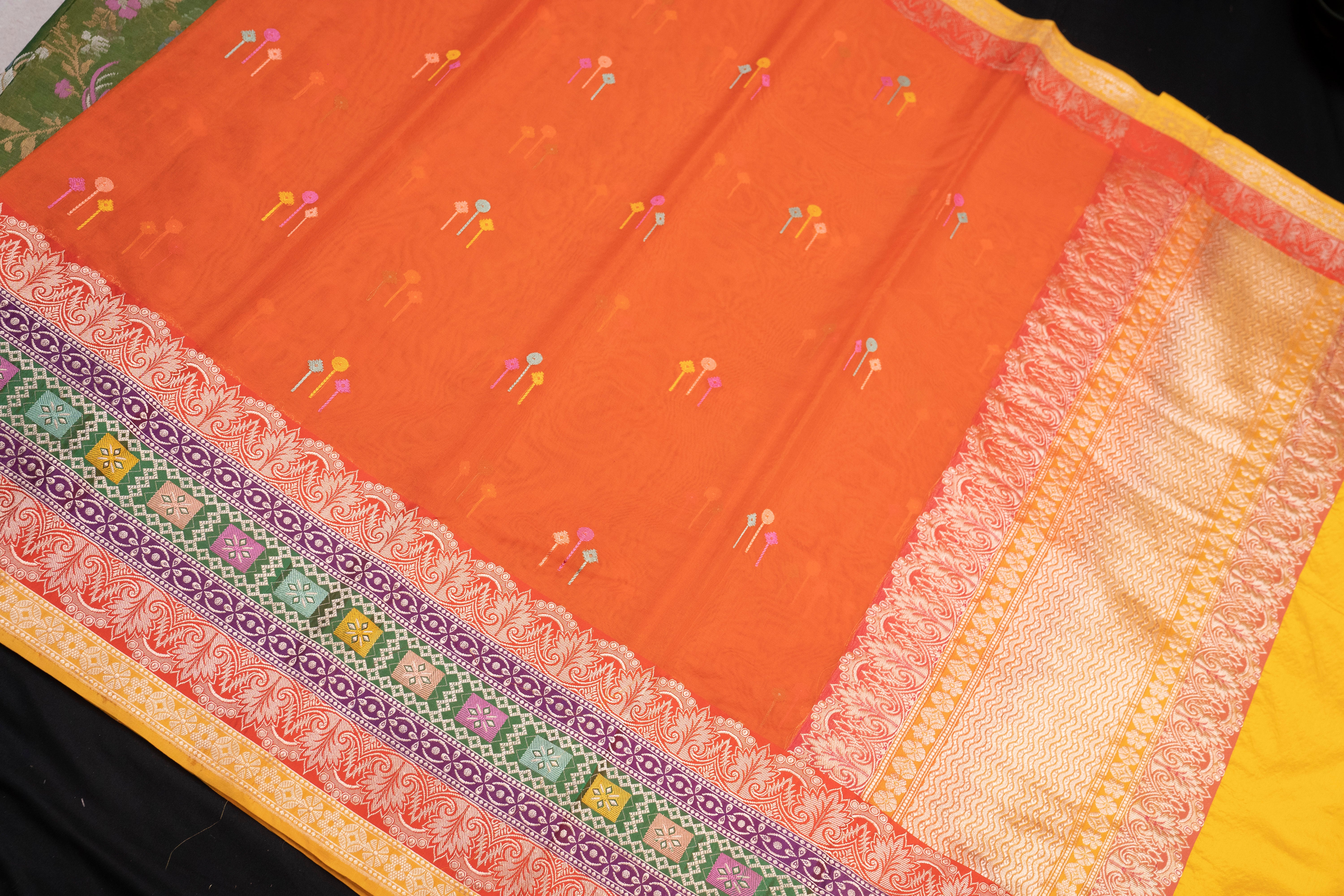 Pure Kora Silk Rankat Weave