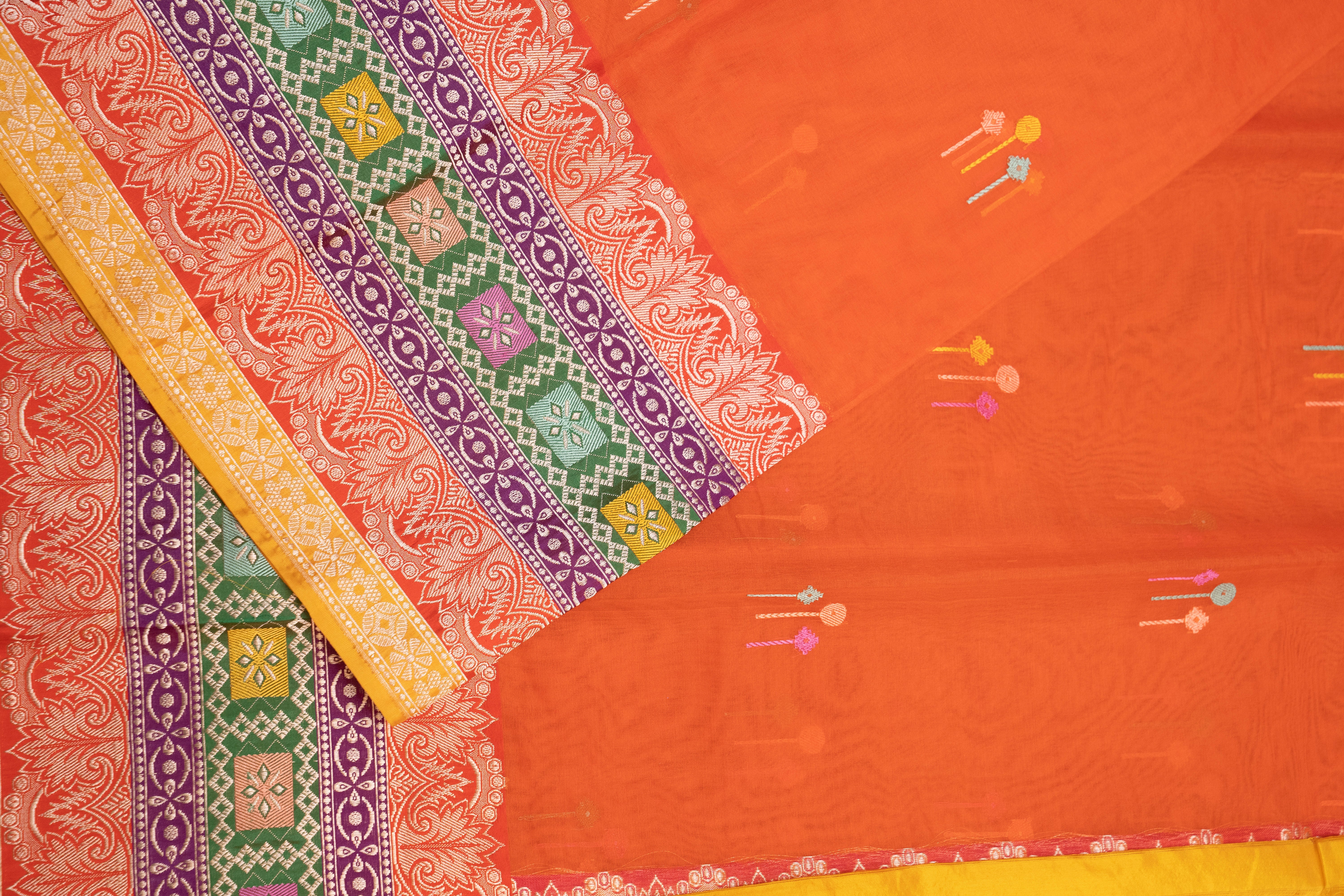 Pure Kora Silk Rankat Weave