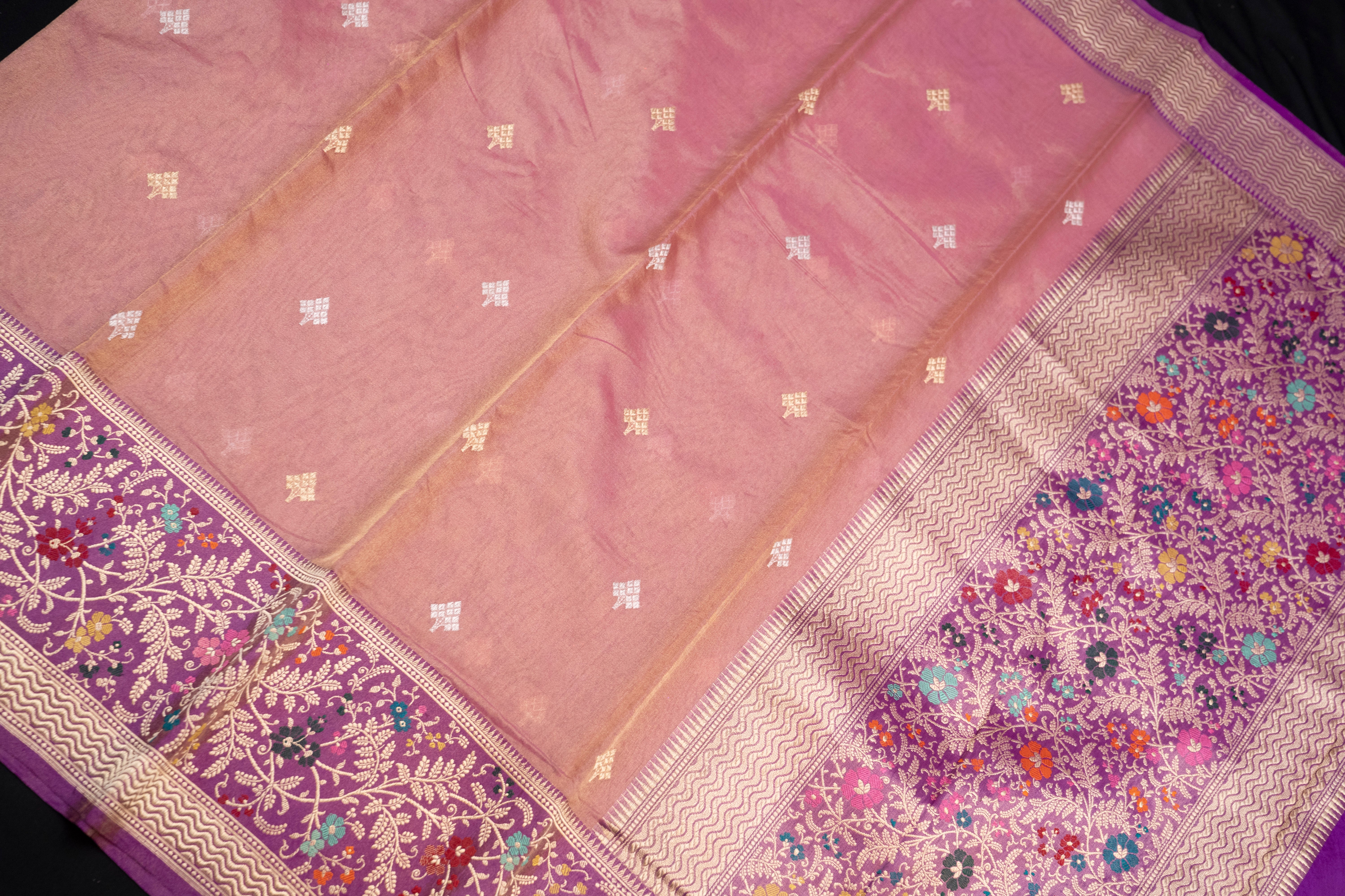 Pure Tissue Silk Kadavi Weave
