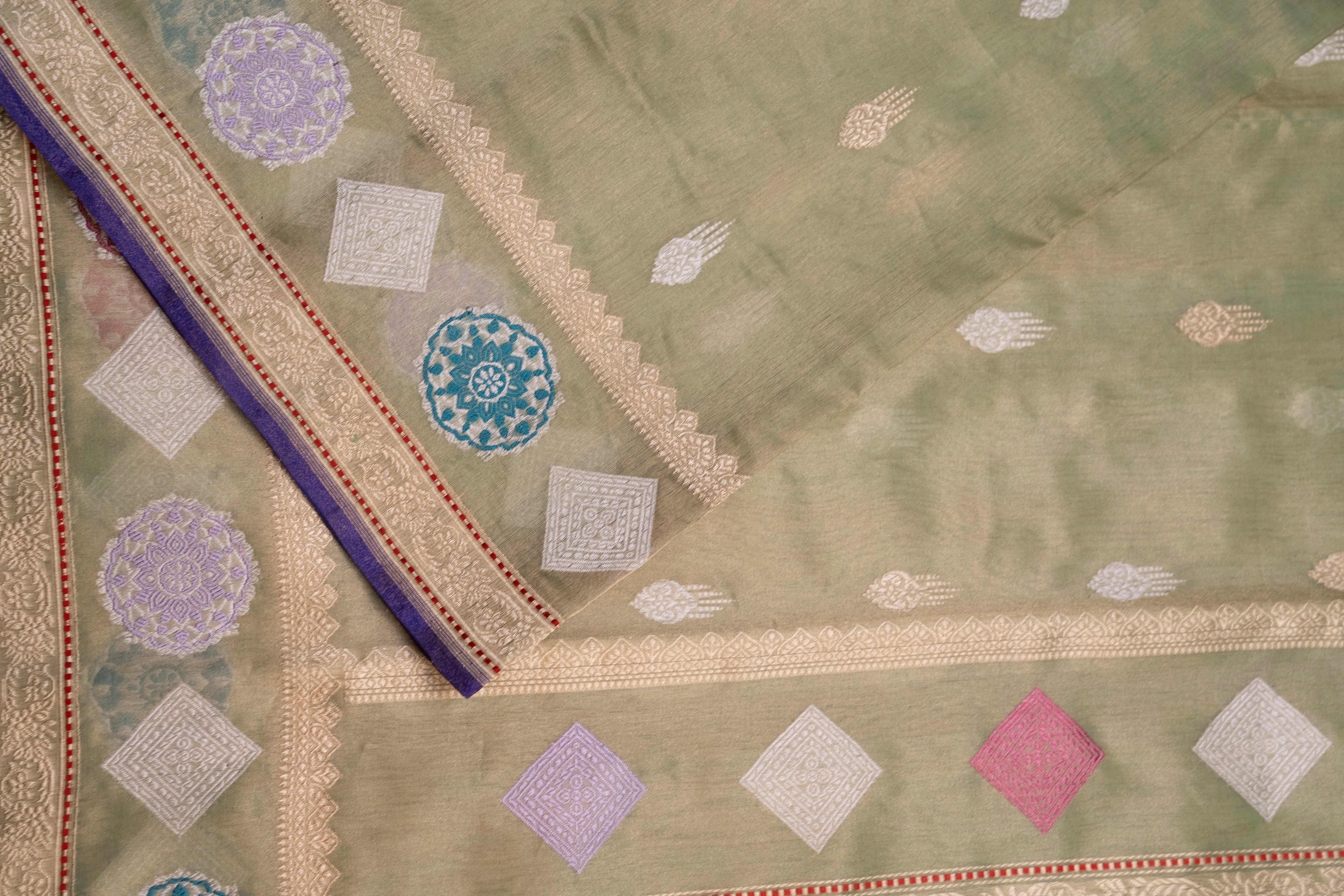 Pure Tissue Silk Fully Kadavi Weave