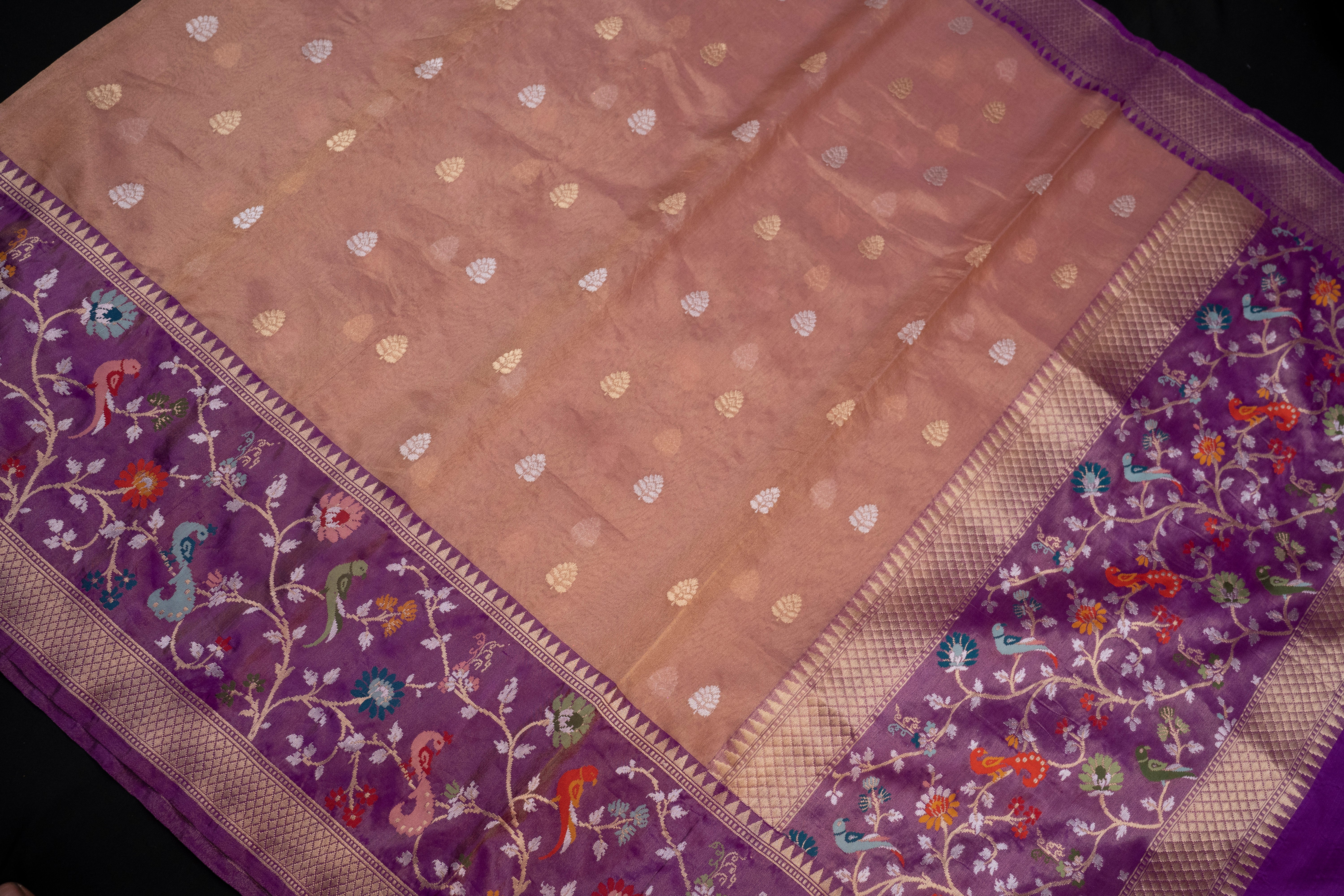 Pure Tissue Silk Kadavi Weave