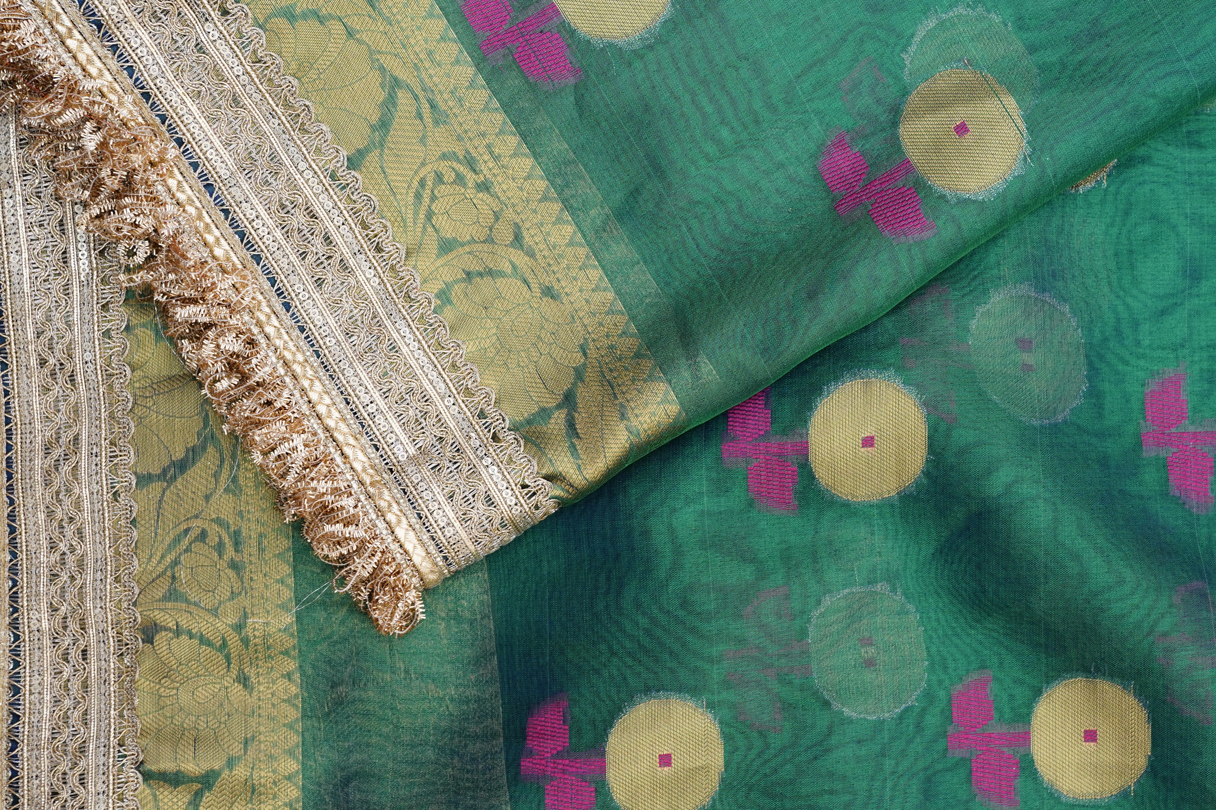 Semi Tissue Fancy Saree